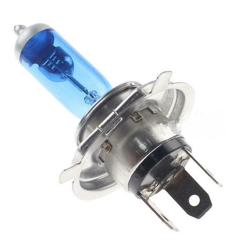 2x H4/9003/HB2 Halogen 100/90W 12V Dual Low-Beam Headlight Bulbs Xenon White