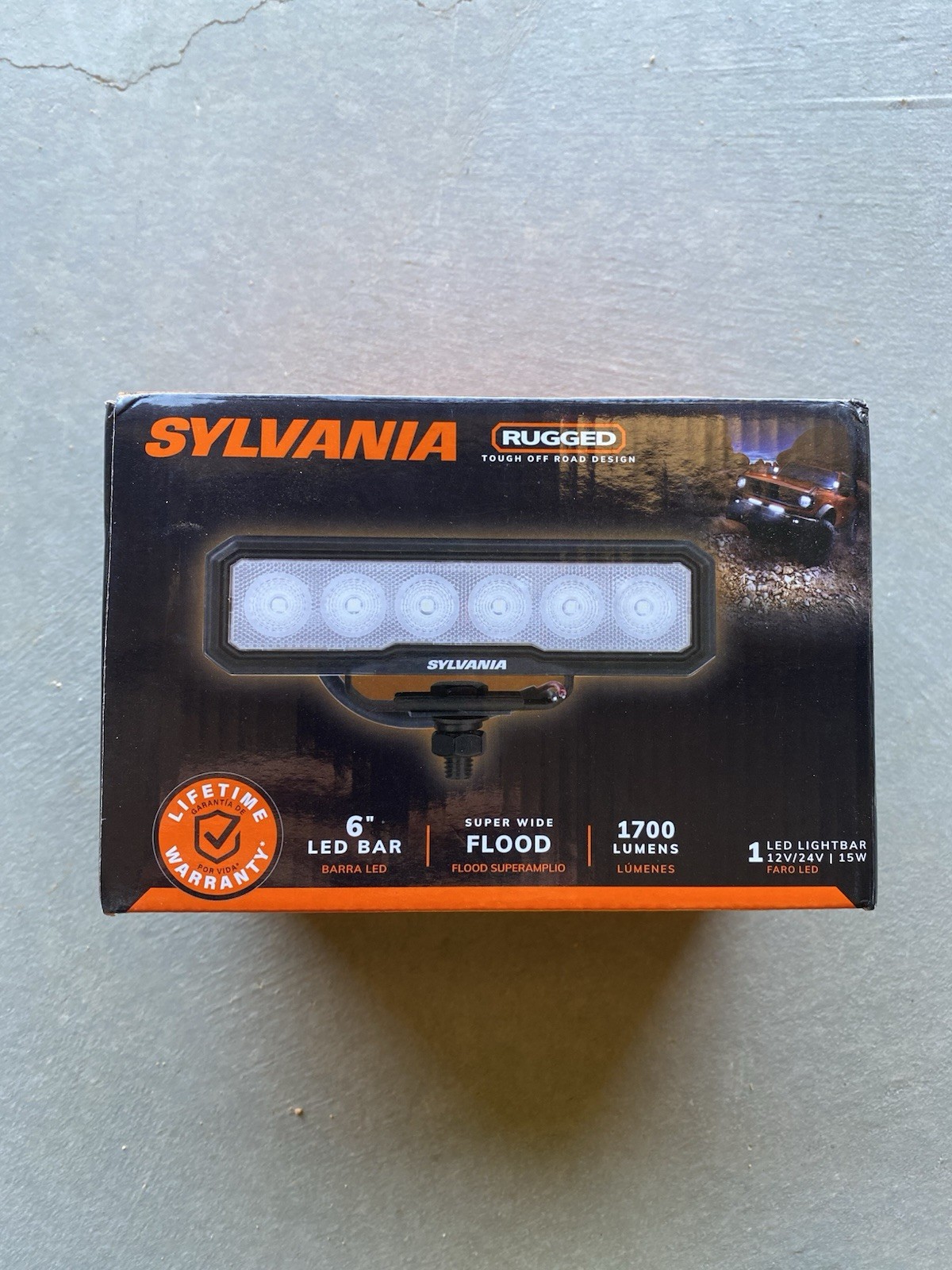 SYLVANIA Rugged 6 Inch Flood LED Light Bar – LIFETIME Limited Warranty | LED