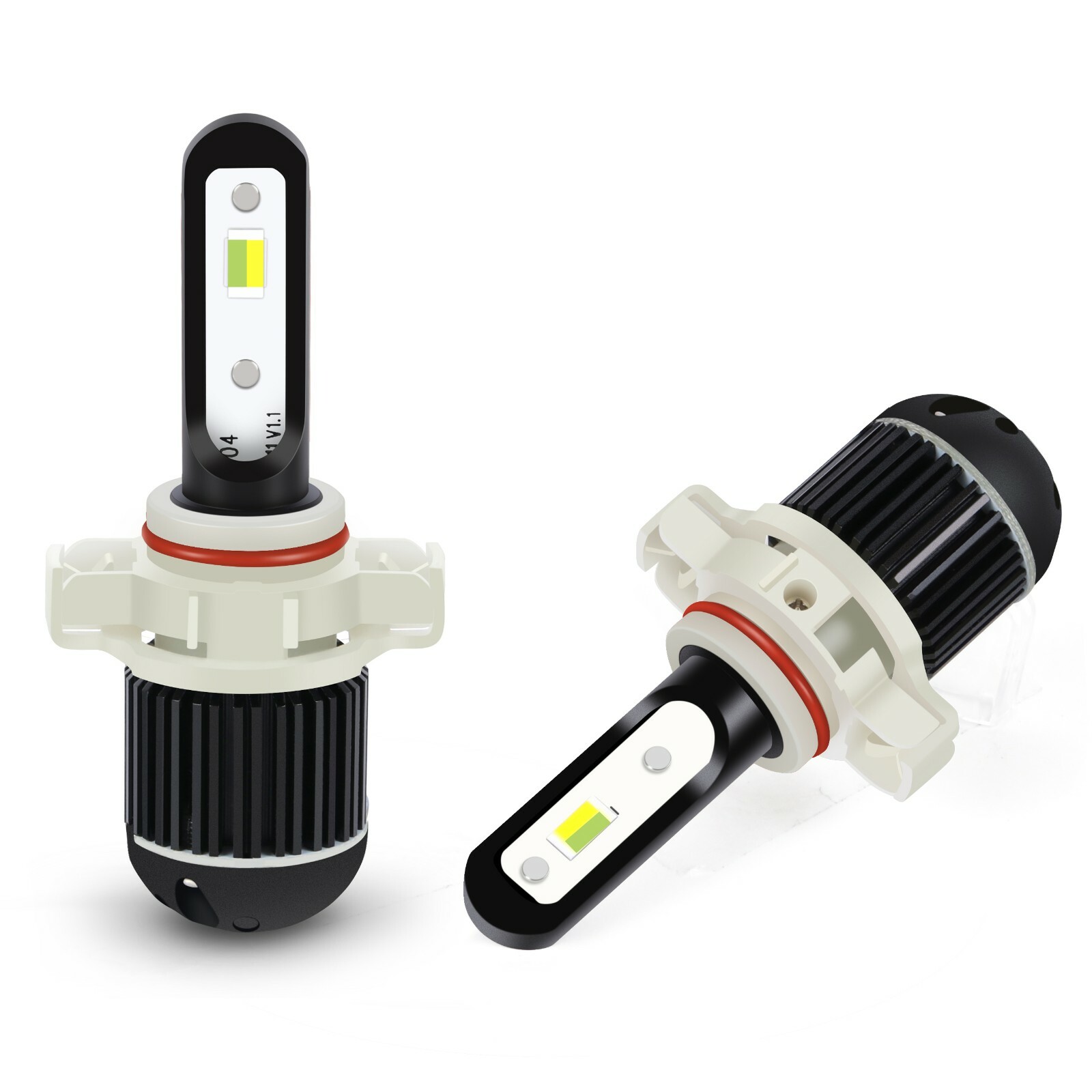 2-Color LED Fog Light Bulbs Lamps for Chevy GMC 5202,White ⇄ Yellow Switchback