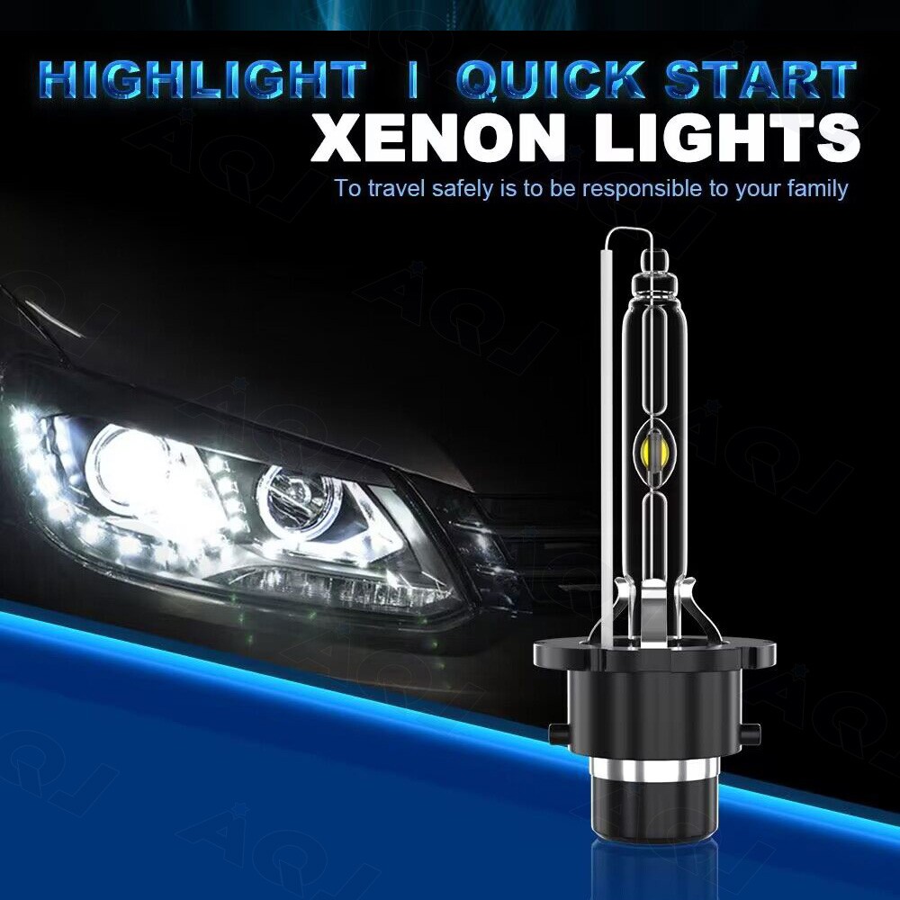 For Nissan Maxima 2002-2014 HID Headlight Hi/Lo Beam Light Bulbs-Kit 6000K White