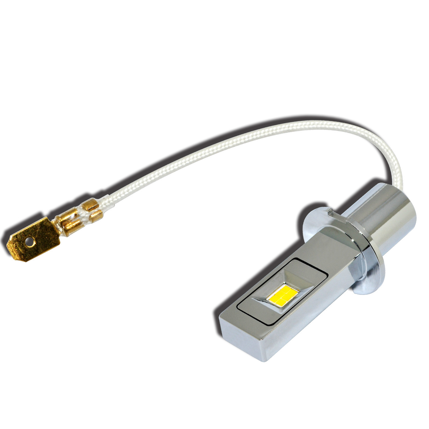 Alla Lighting H3 LED Fog Light Bulb Driving Lamp Direct 6000K Xenon Replacement