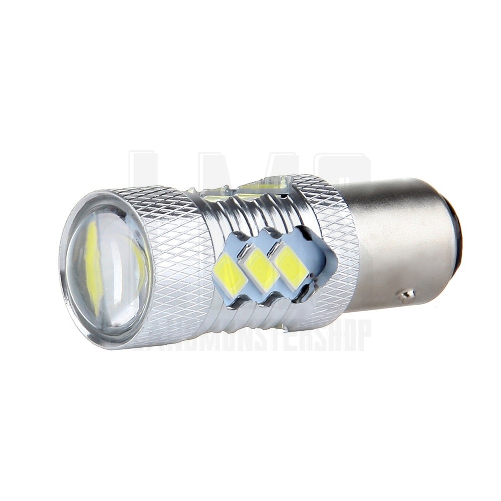 2x 2018 Stop Tail Light 2057 2357A BAY15D LED 16 SMD Brake Bulb 6000K Lamp