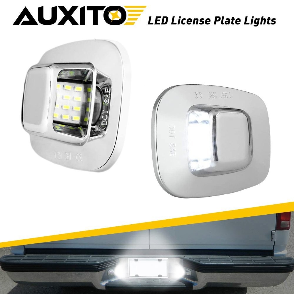 LED License Plate Light 5500K Lamps For C/K 1500 Chevrolet 2500 3500 Pickup USO
