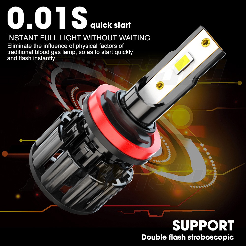 H11 70W CSP Canbus 8000k 8000K & Blue Headlight Fog Light Bulbs