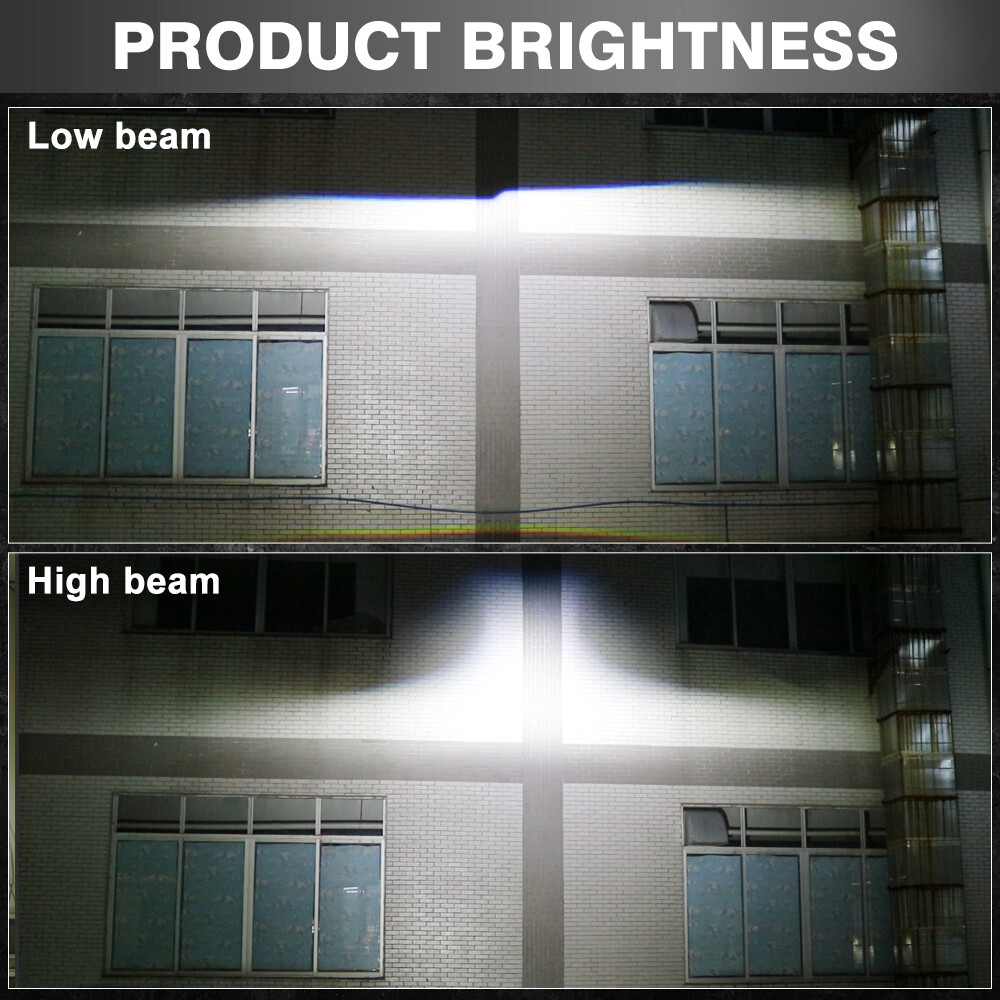 160W 40000LM Bi-LED Projector Headlights, 6000K, for Hella 3R G5 2X, 3.0″ Laser