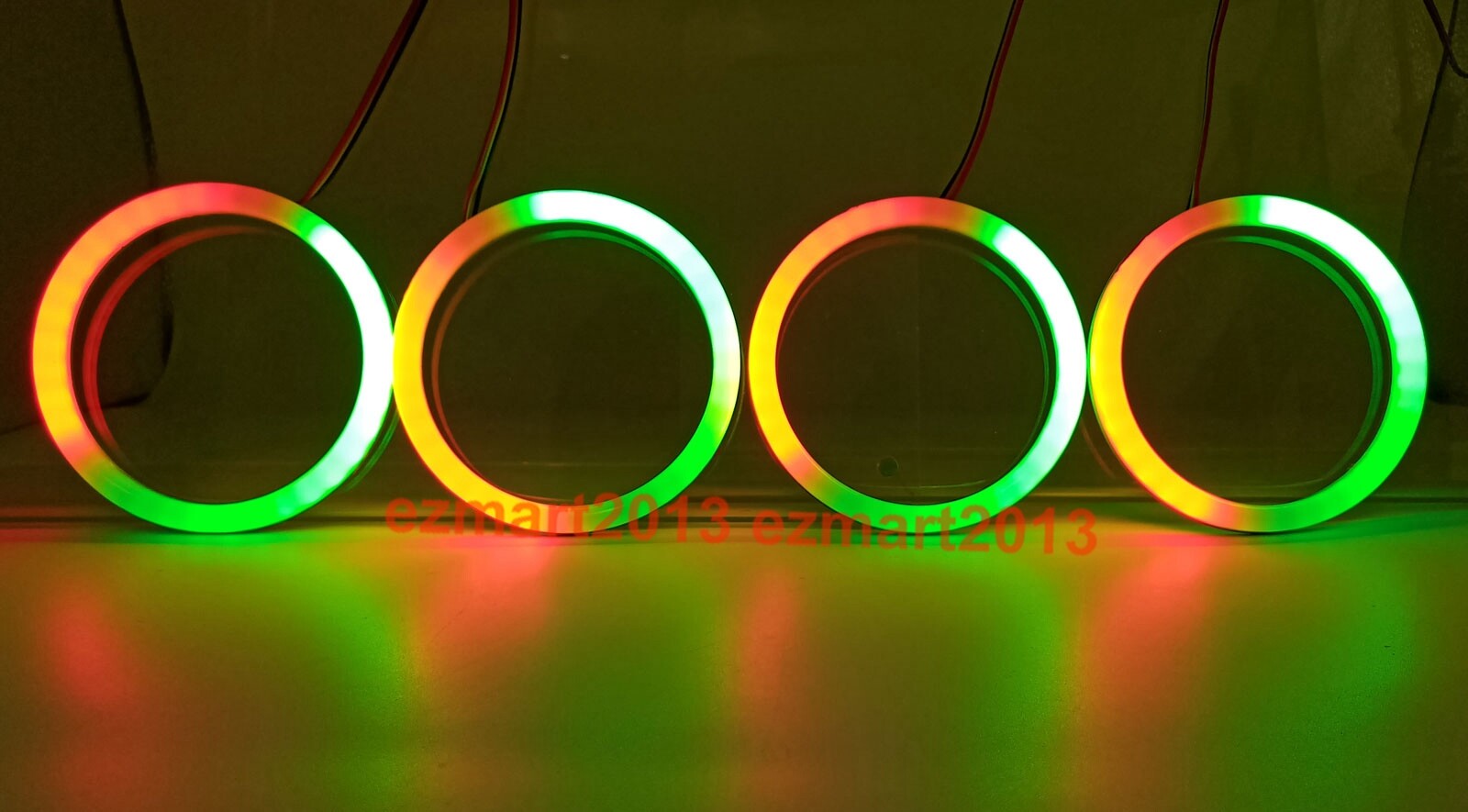 RGBW Dream color Flow series Chasing halo with Turn Signal Flash DRL Bluetooth