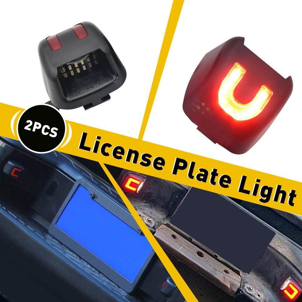 RED OLED TUBE LED License Plate Light Lamp For Tag Nissan Frontier Xterra Titan