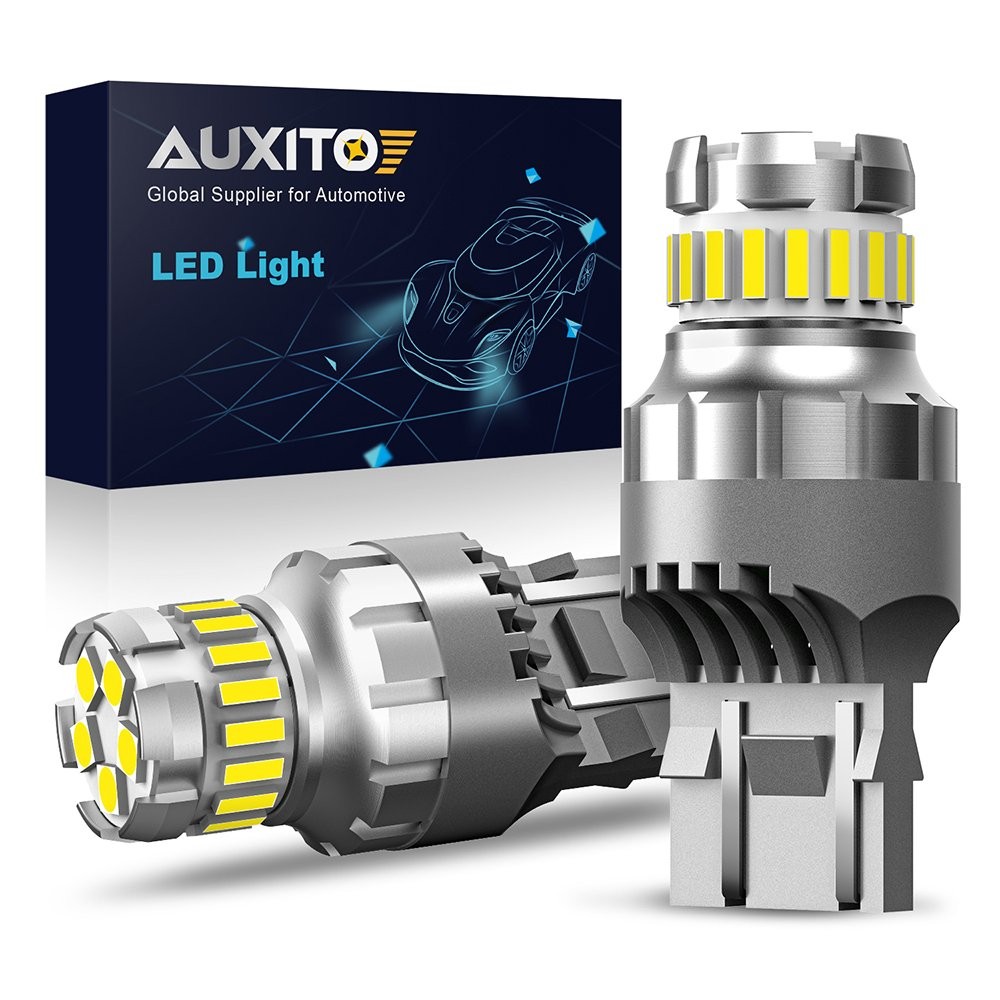 2X AUXITO 7443 LED Bulbs Turn Signal Backup Reverse Light Lamp 7440 White 2F EXC