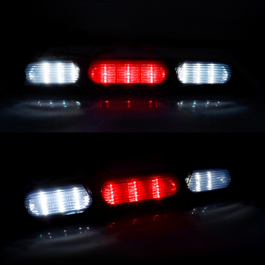 Smoke Black Lens 3rd Third Red Brake Tail Cargo Light For 2015-2019 Ford F-150