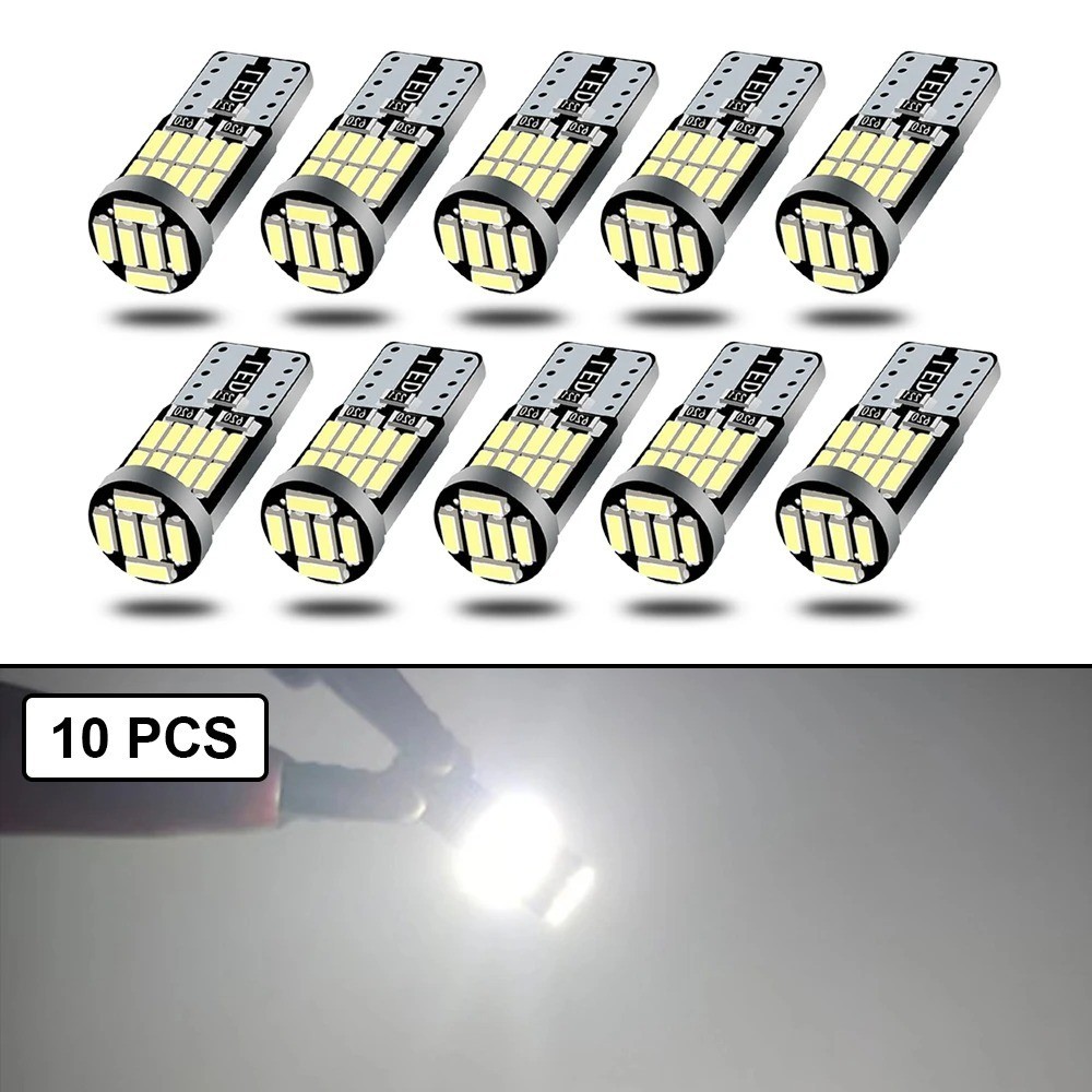 10x 501 T10 Led Bulbs Side Light Error Free Canbus 26 Smd W5W Xenon Bright White