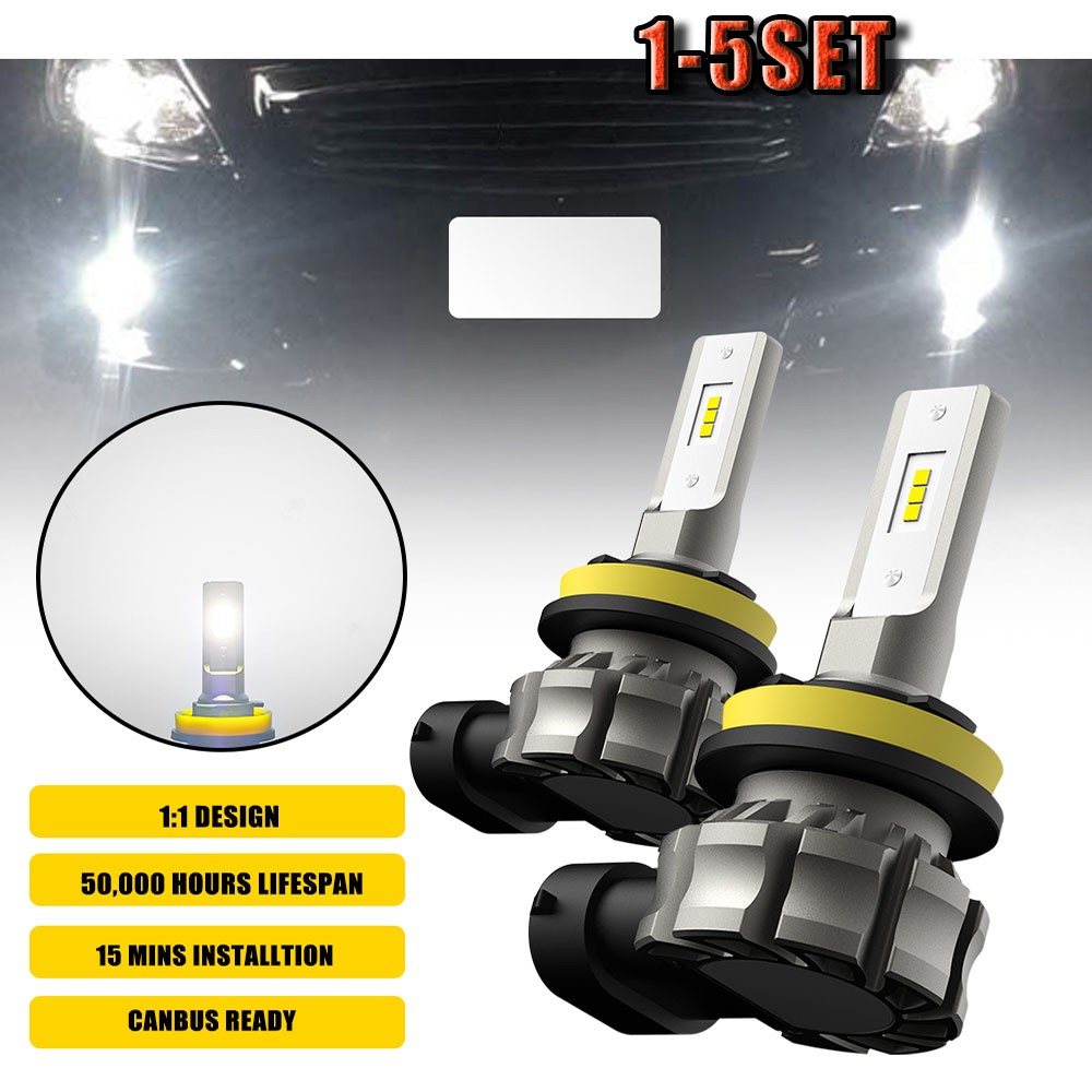 AUXITO B3F H8/9/11/16JP LED Fog Light Lamp Driving Bulbs 6000K 5630SMD2-10x