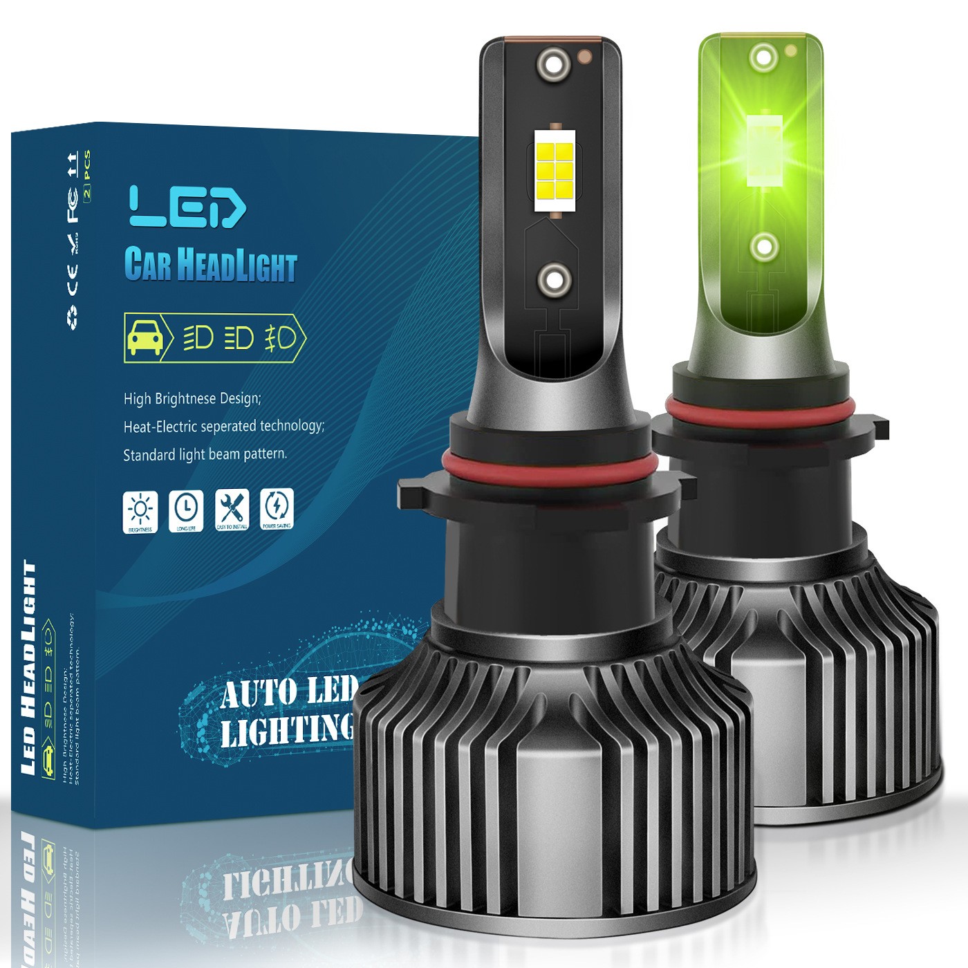 Car P13W HP LED Fog/Headlight Bulbs White/Golden Yellow for Highlander A4L GL8