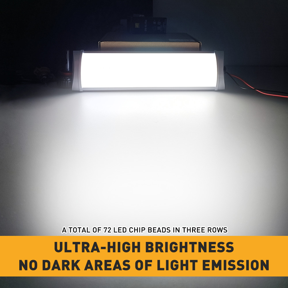 New RV Interior Led Ceiling Light Boat Camper Trailer Single Dome 12v 1000LM EJJ