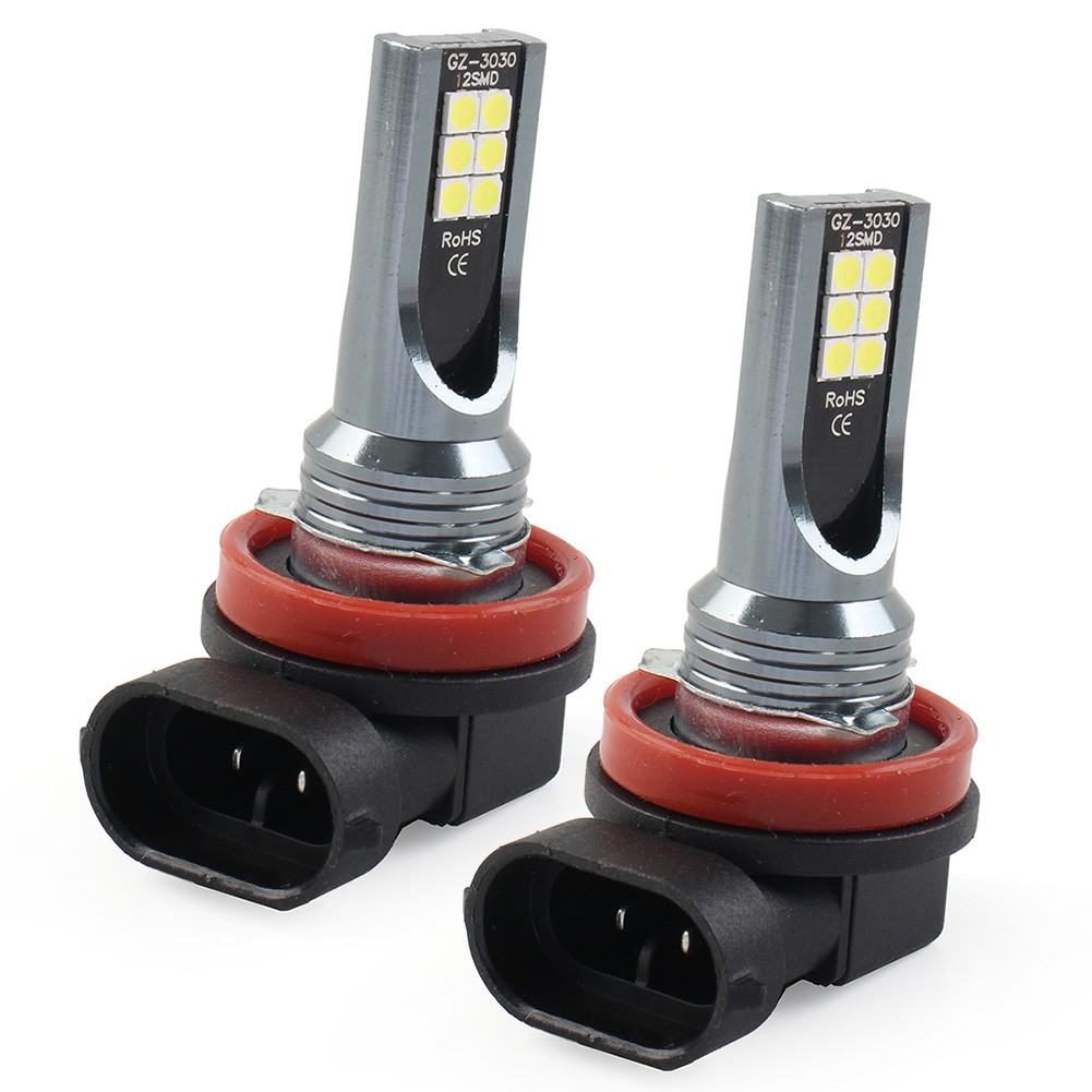 2Pcs H11 LED Light Super Bright Bulbs White Light 360 Degrees
