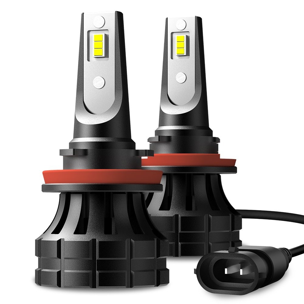 Z1PLUS SERIE Xenon White LED Headlight High Low Beam 9005 H11 Bulb Kit Autopart1