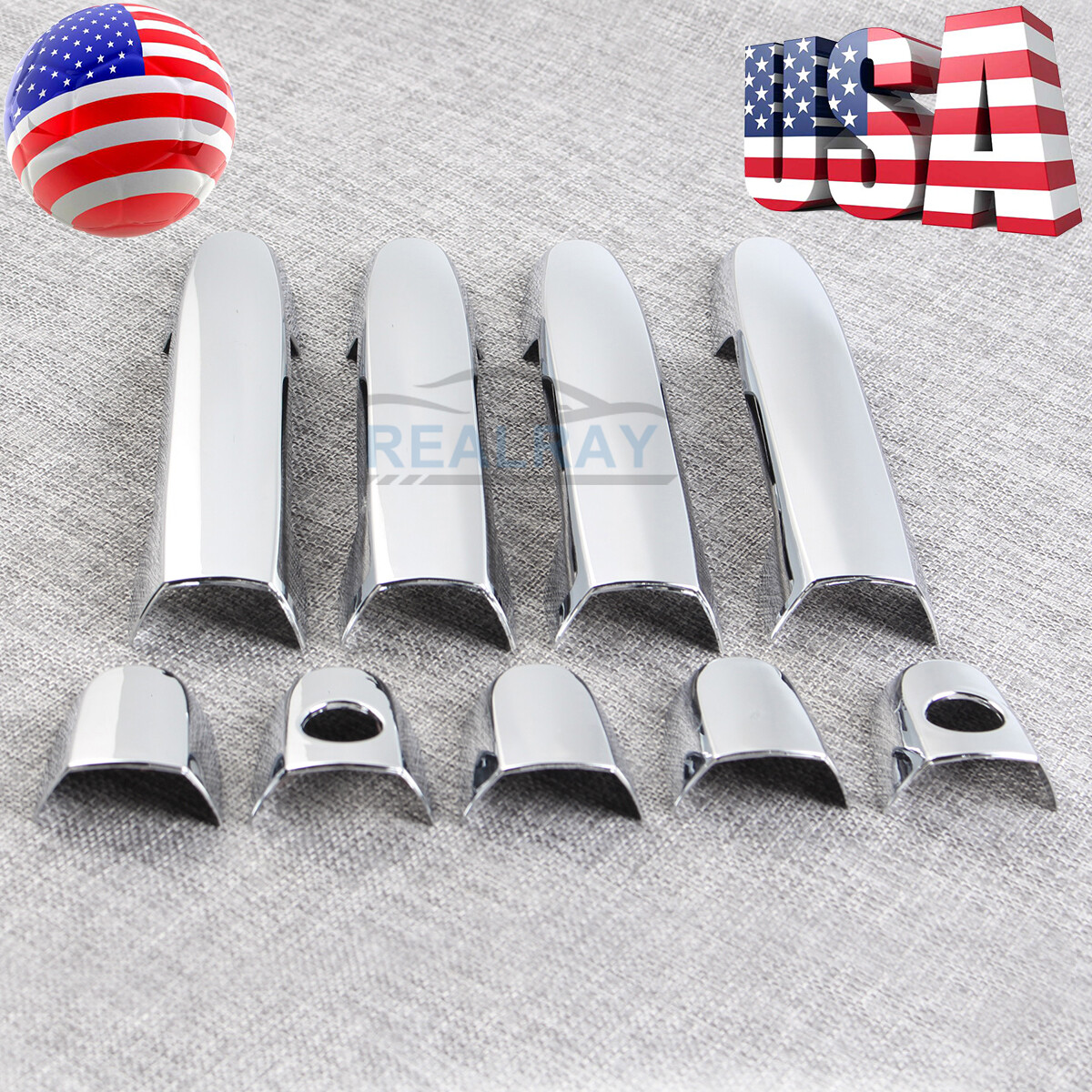 Chrome Door Handle Cover for Toyota Camry Solara Prius Corolla Matrix Highlander