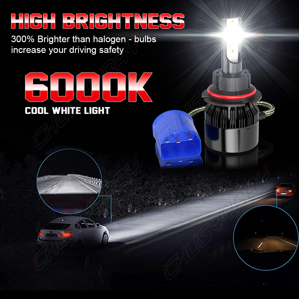 For Ford F150 1999 2000 2001 2002 2003 LED Headlight+Turn signal+Fog Lights Kit