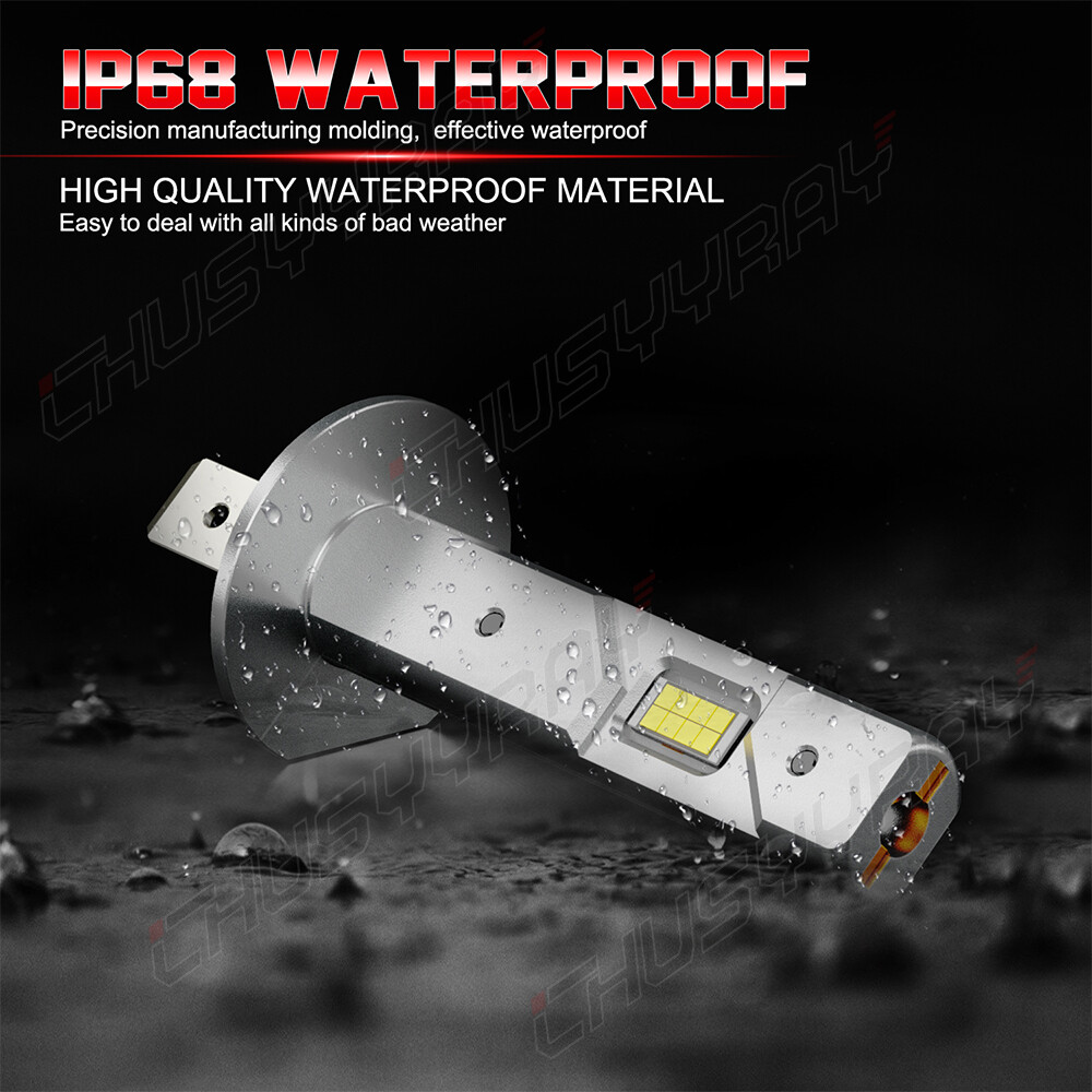 2Pcs NEW CSP LED Headlight Bulbs Super power combo For BMW E30 E34 E24 E36 E38