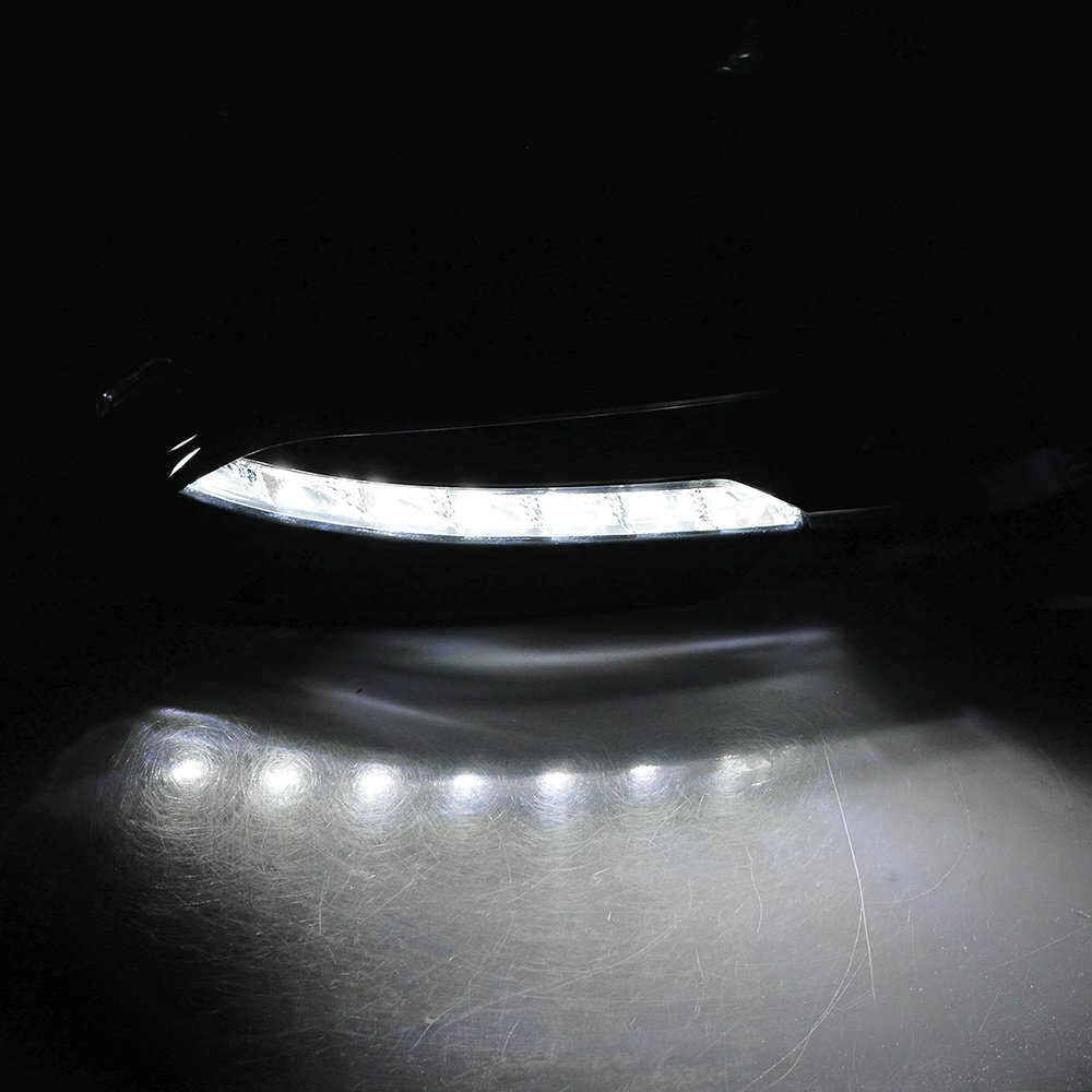 LED Daytime Running Light DRL Fog Lamp For 08-11 Mercedes W204 C300 C350 Sport