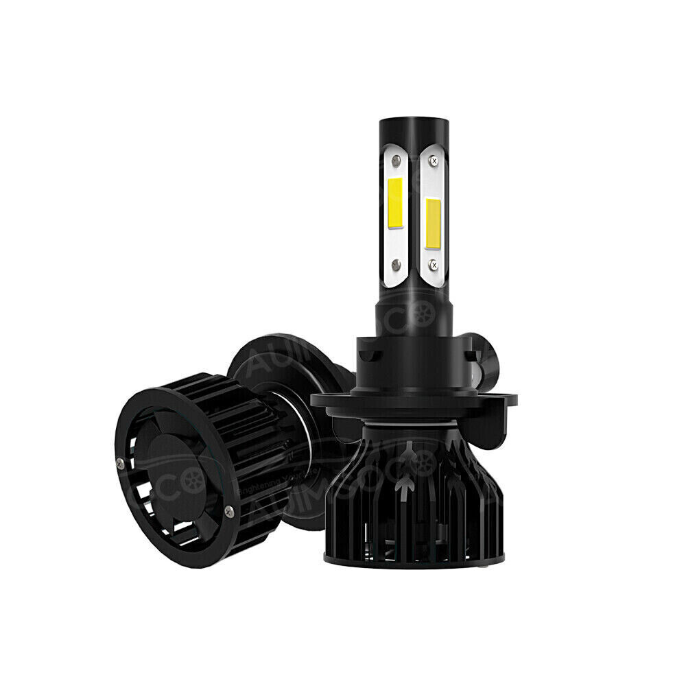 White LED High+Low Beam Headlight Lights Bulbs For 2017 2018 2019-2021 F250 F350