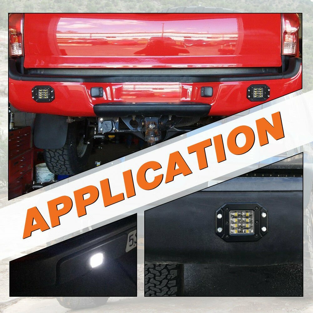 For 14-17 YAMAHA Viking 700 VI Headlight 24W Spot Beam LED Light Pod Kit 2pcs