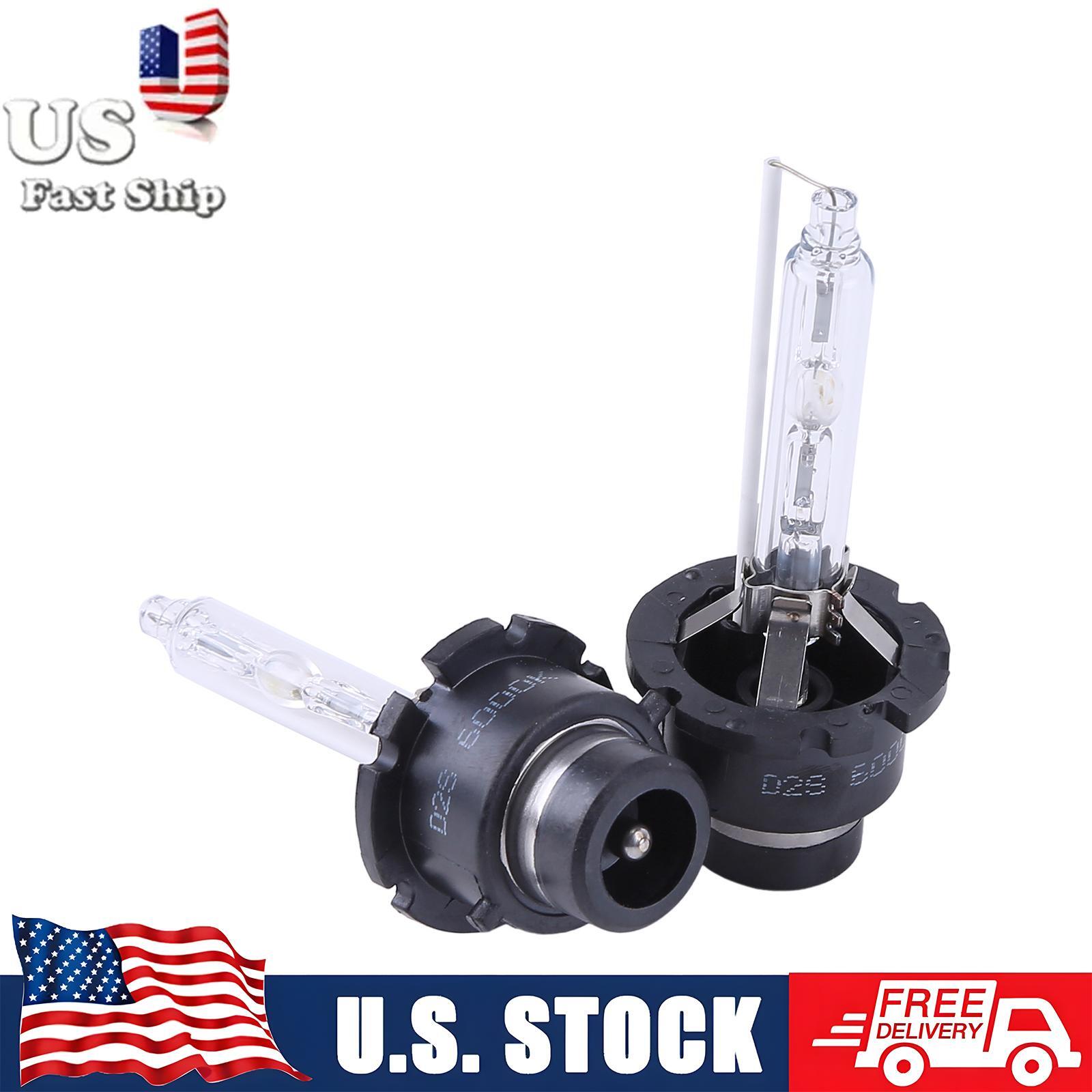 New 2Pcs 6000K D2S D2R D2C HID Xenon Bulbs Factory Headlight HID Replacement US