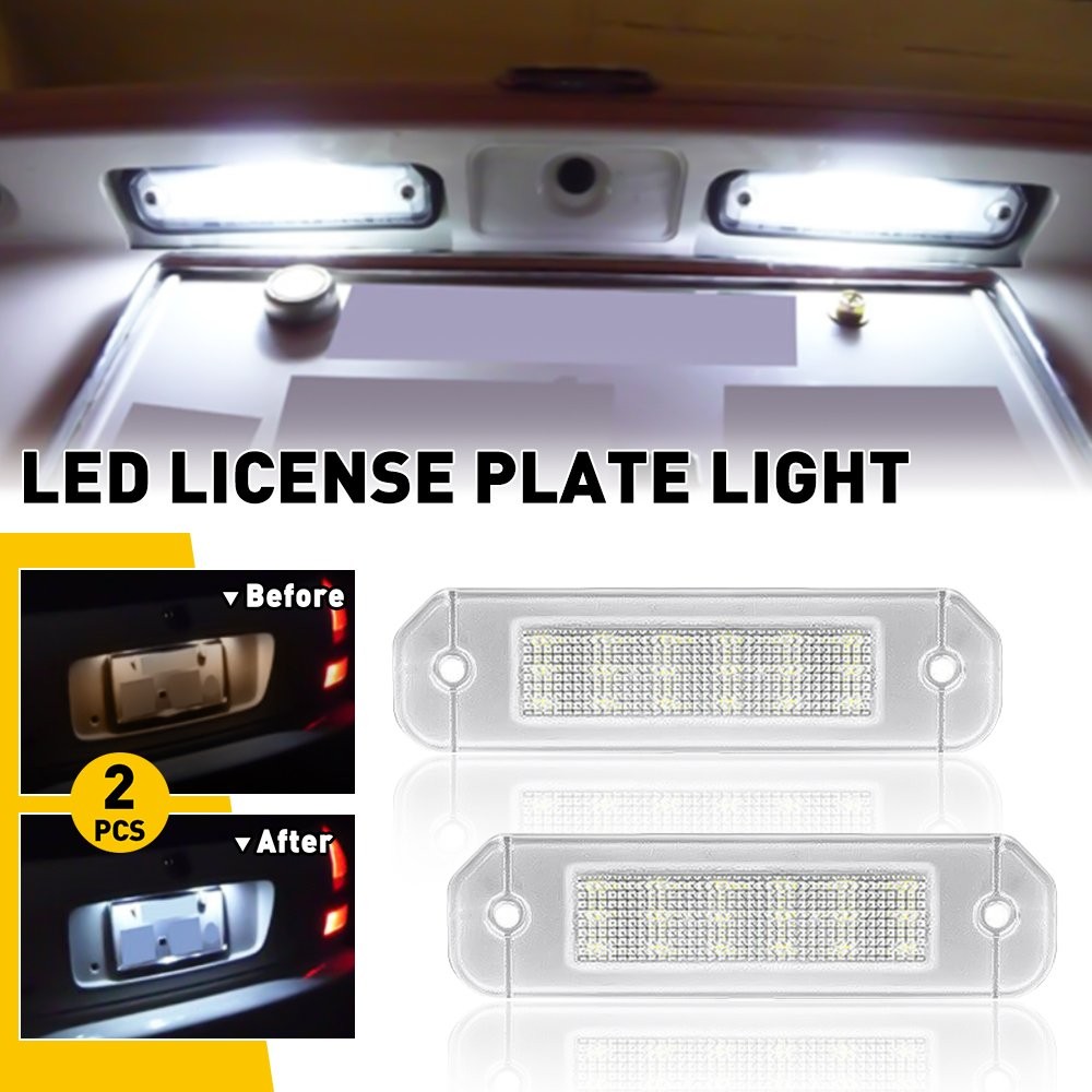 AUXITO LED License Plate Lamp for 92-00 Civic Honda Door 2 Coupe Rear Tag Light