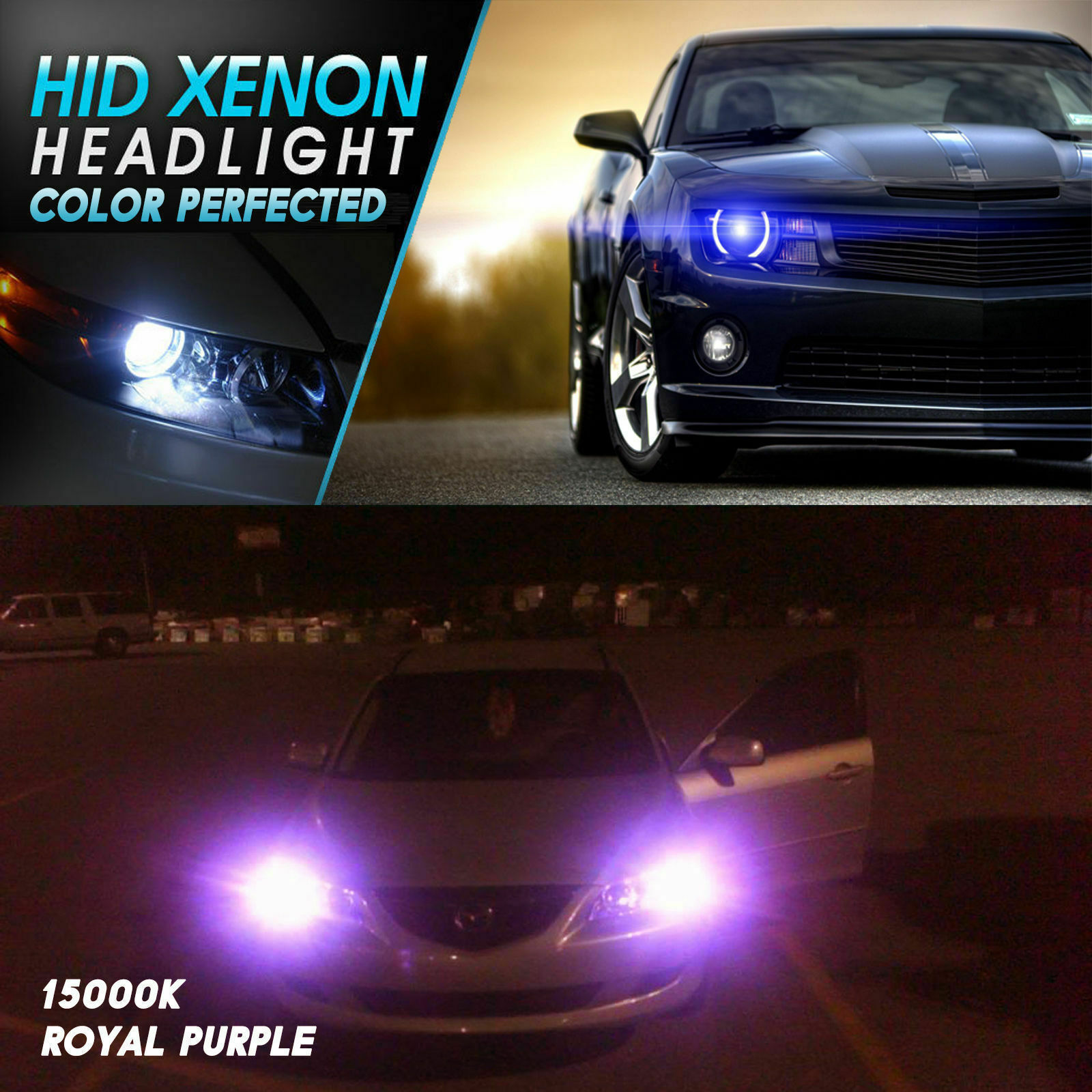 5202 HID Kit Xenon light 55W Waterproof 6000K 5000K 8000K 10000K 30000K 3000K
