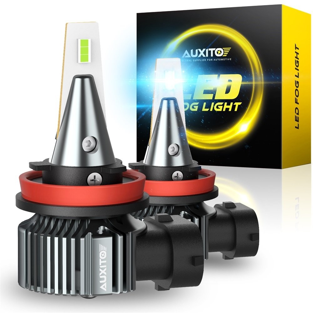 2x AUXITO H11 H16 H8 Ultra LED Blue Fog Driving Super Light Bright Bulbs DRL USA