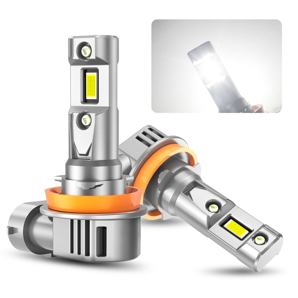 2X LED Headlight H11 High Beam Low Beam Bulb Super Bright 6500K Xenon White EAAE