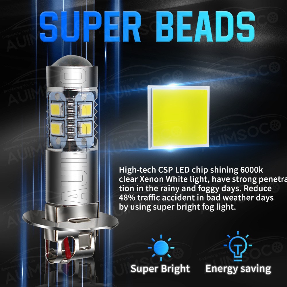 For Jeep Cherokee 1997-1999 Sport Utility 2/4-Door LED Headlight Bulbs 72000LM
