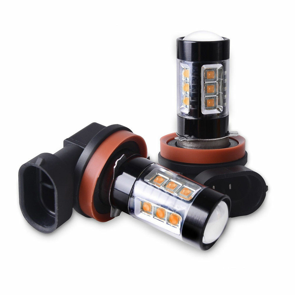 6PCS 9005 9006 H11 Combo COB LED Headlight Fog Bulbs 6000K+3000K High Low Beam