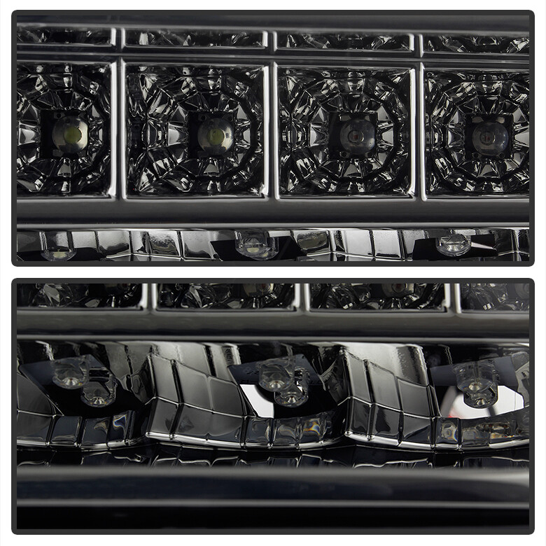 [Smoke Lens] 99-06 GMC Sierra Yukon LED Amber/White Signal Parking Bumper Lights
