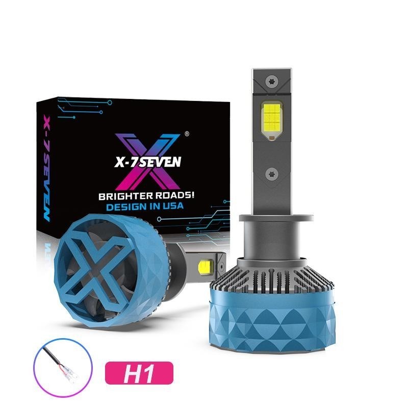 X-7SEVEN H1 LED Headlights Bulbs Conversion Kit High/Low Beam Super Bright White