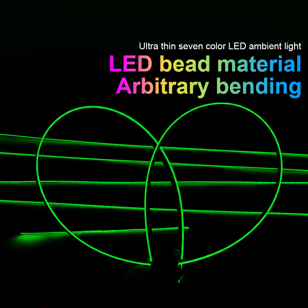 Car Symphony Ambient Light 256 Color RGB Led Atmosphere Acrylic Strip Remote APP