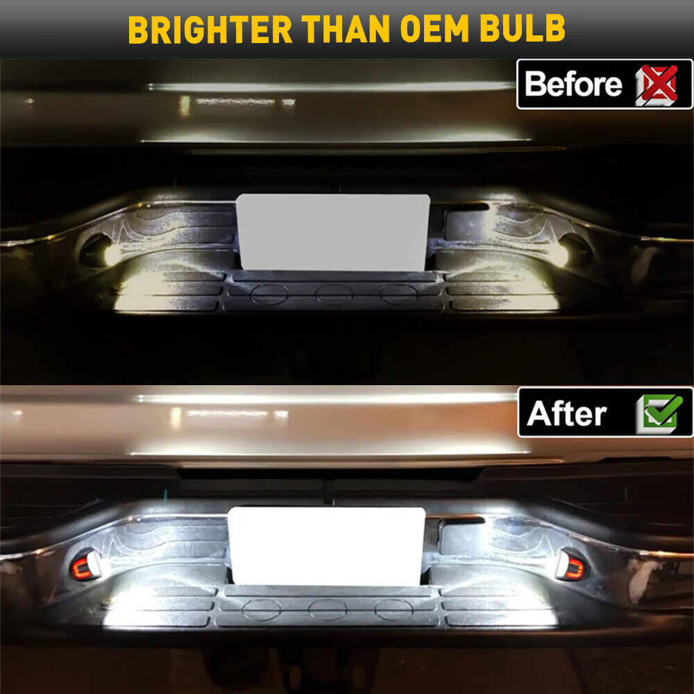 LED License Plate Light Lamp For Chevy Silverado For GMC For Sierra 1500 2500
