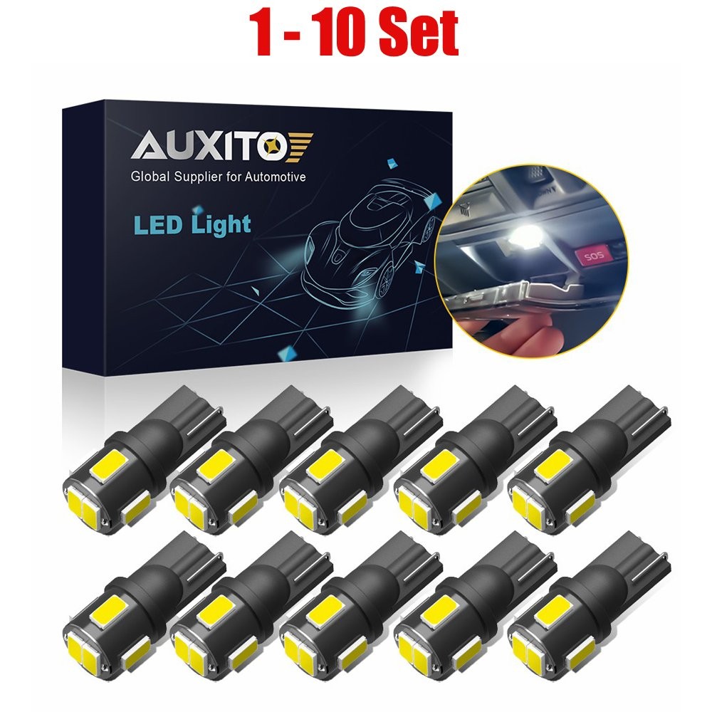 10-100 White T10 5630SMD LED Bulb W5W 194 168 2825 Interior Light for Pickup SUV