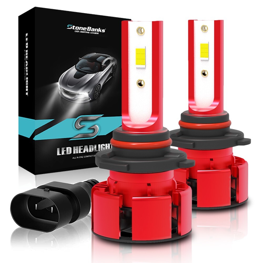 H11 9005 LED Headlight KIT Combo Bulbs 6000K High&Low Beam For Honda Pilot 06-18