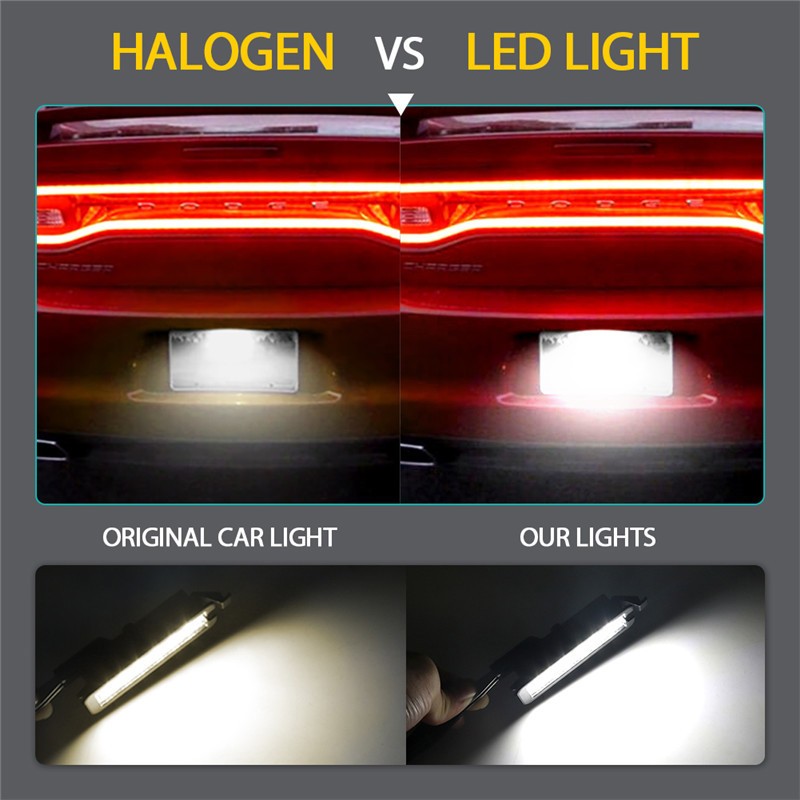 Vehicle Rear 18 LED Number License Plate Light For Dodge Charger 2015-2021 1PC