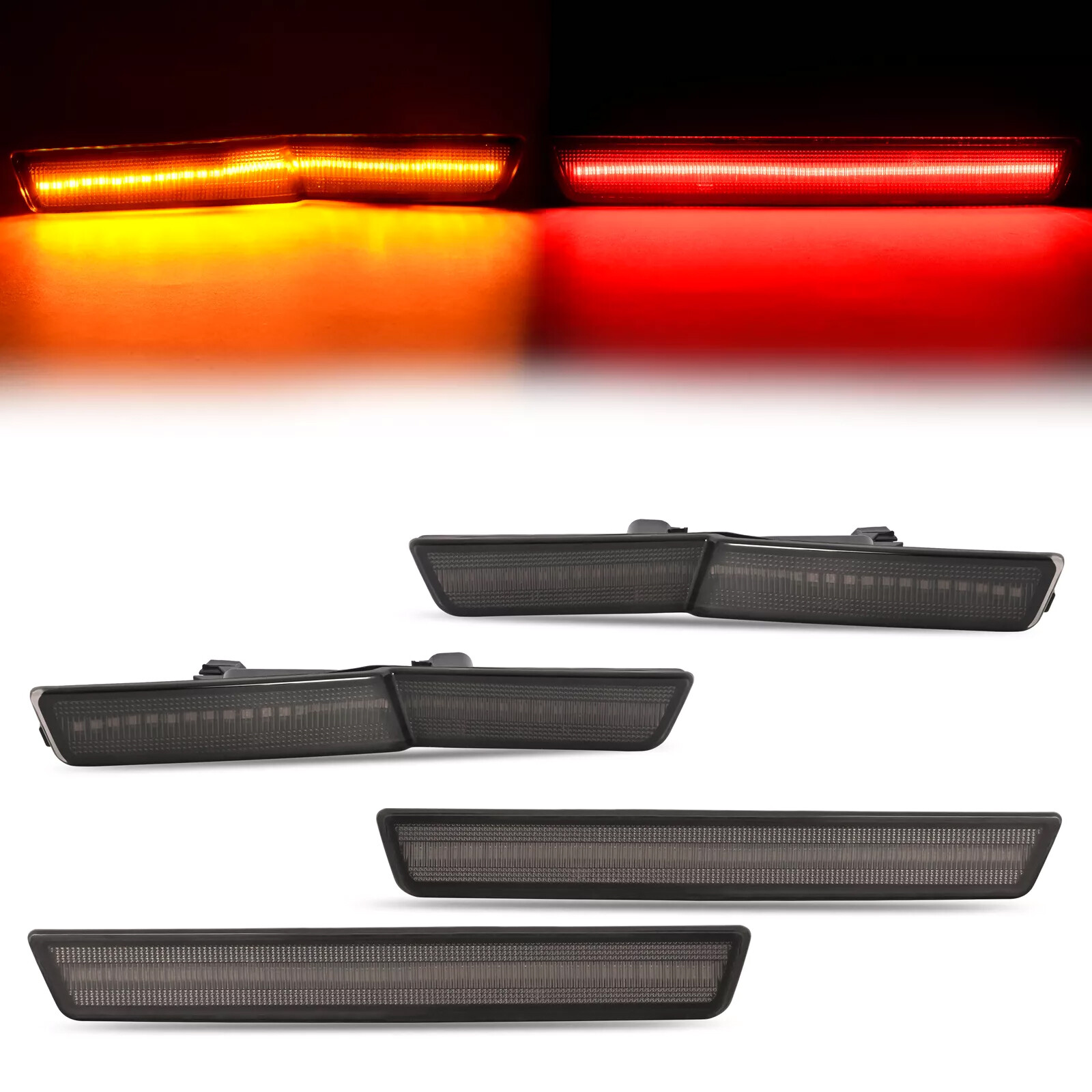 For Dodge Challenger SRT Hellcat Widebody 2018-2022 LED Bumper Side Marker Light