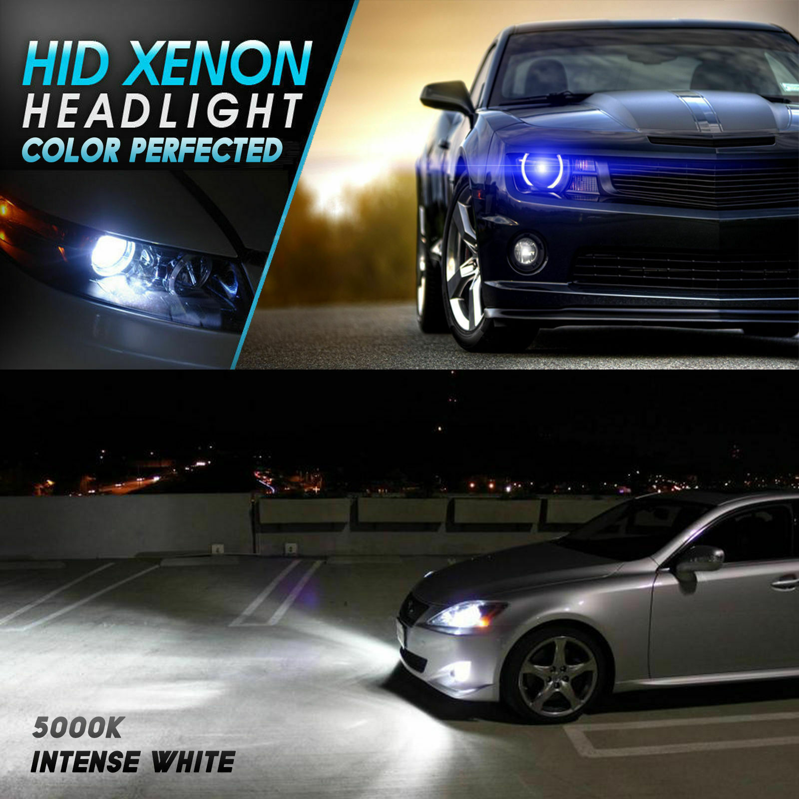 5202 HID Kit Xenon light 55W Waterproof 6000K 5000K 8000K 10000K 30000K 3000K