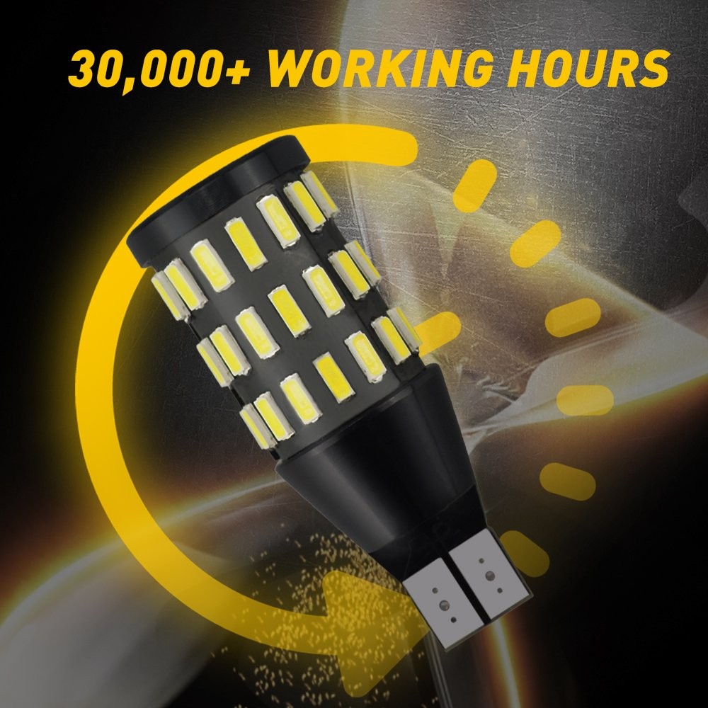 AUXITO CANBUS 2X 921 912 T15 LED Back Up Reverse Light Bulbs 6000K Xenon White