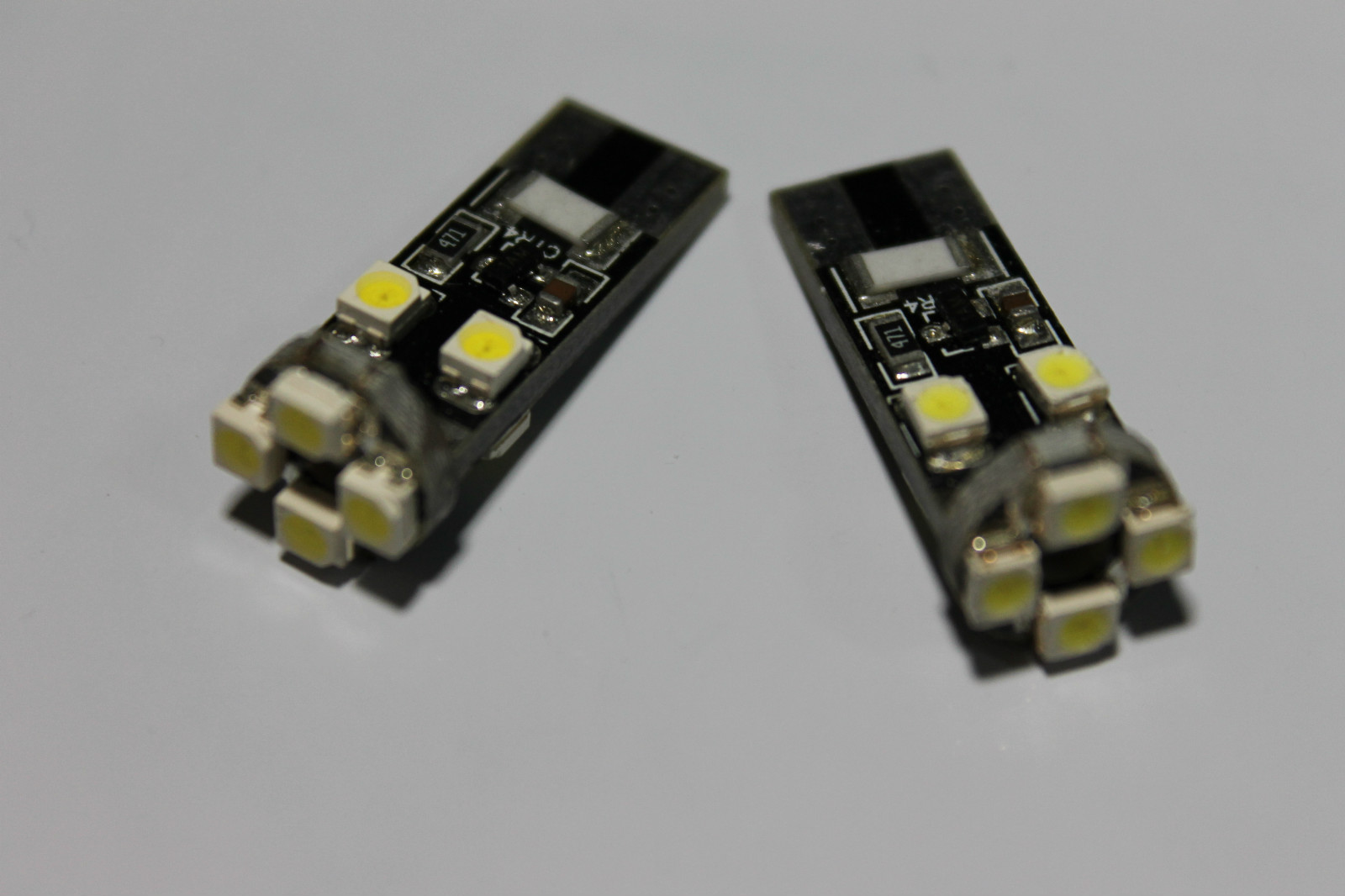Error Free White 8 LED Bulbs Canbus Side Marker Position Lights