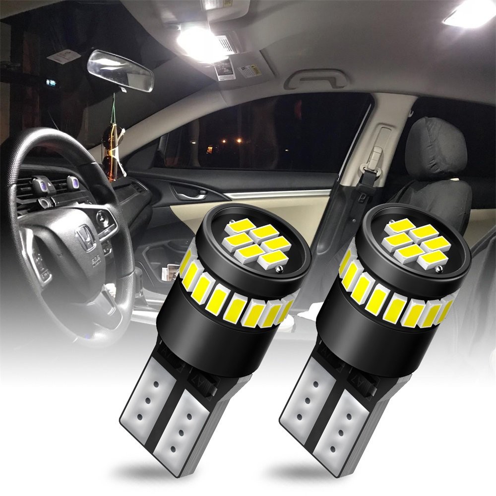10-100PCS Super White T10 194 W5W 2825 LED License Plate Inner Light Bulb 6000K