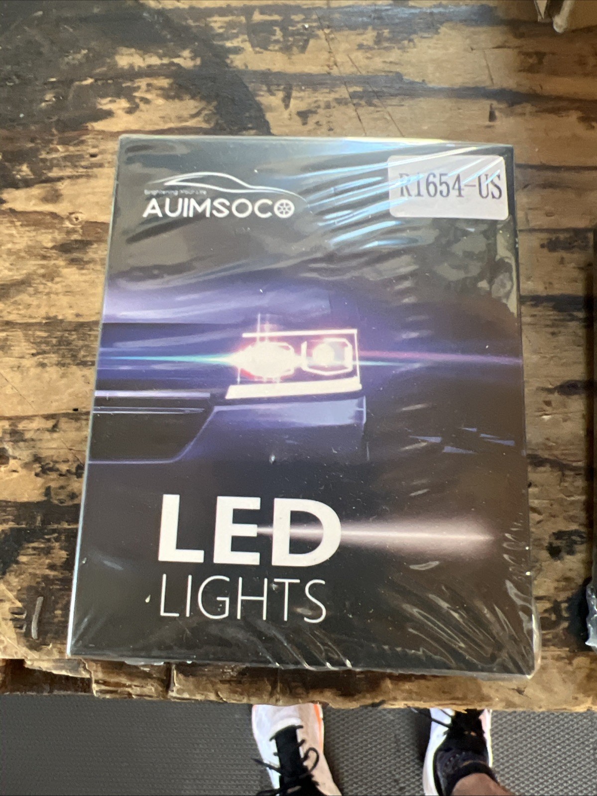LED Headlights Nib H7 Headlight Bulbs Auimsoco Brand New White 2pc