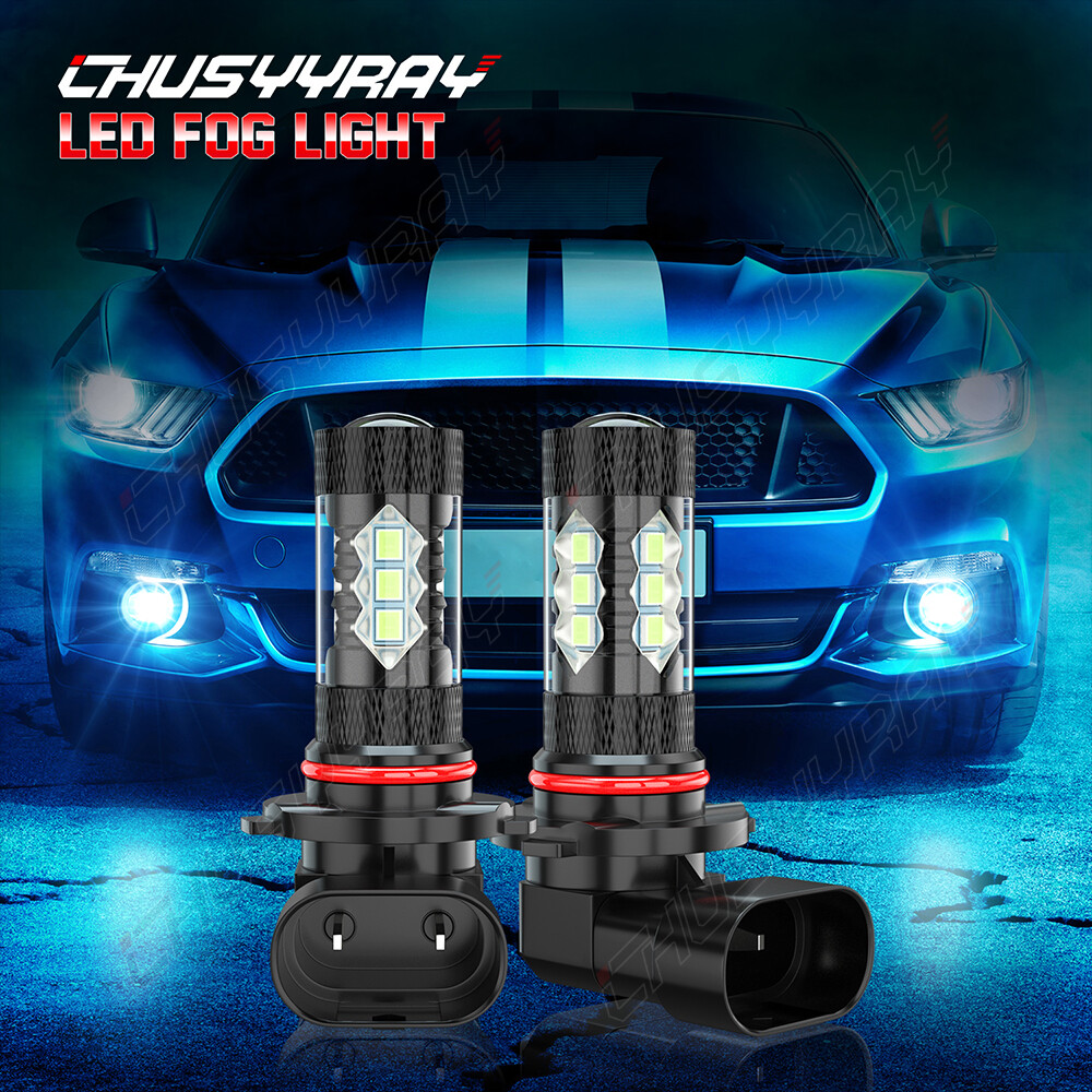 Fit For Chevrolet Silverado 1500 2003-2006 Ice Blue LED Fog Lights Kit Bulbs