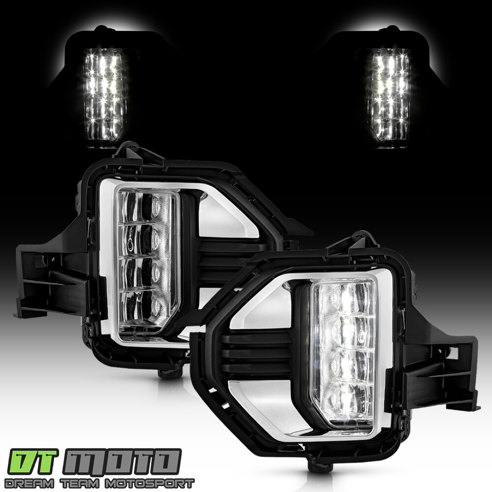 For 2021-2022 GMC Canyon LED Bumper Fog Lights Driving Limps w/Switch Left+Right