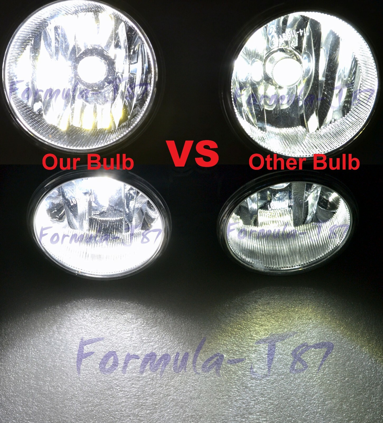 LED 20W 885 H27 White 5000K Two Bulbs Fog Light Replacement Upgrade Lamp Stock