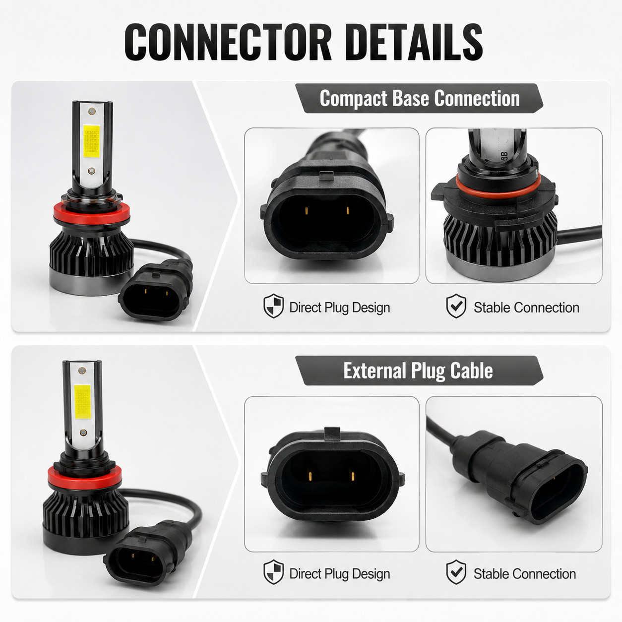 9005 H11 5202 LED Headlight Fog Light Bulbs Combo For Chevy Silverado 07-15 6x