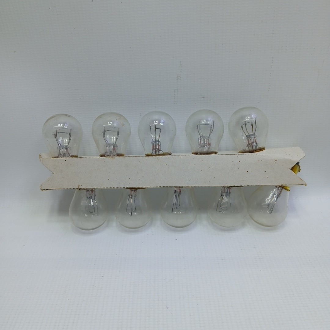 Vtg SONOCO 1157 Turn Signal CLEAR Lamp Light Bulb (Lot Of 10) 12V 32/3CP